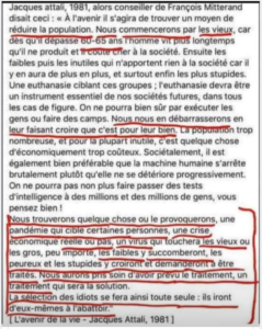 jacque attali reduirepopulation